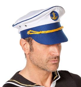 Marine kapitein blauw - Willaert, verkleedkledij, carnavalkledij, carnavaloutfit, feestkledij, Kapitein, matroos, navy
